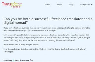 The Translation Industry Transparency Board, or TRI-TRAB, is a platform moderated by Maria Scheibengraf and a team of volunteers to compile reports of unethical or exploitative business behaviour by translation agencies. 